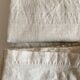 Nappe de ferme 19e en toile de chanvre réserve de trousseau  L270cm