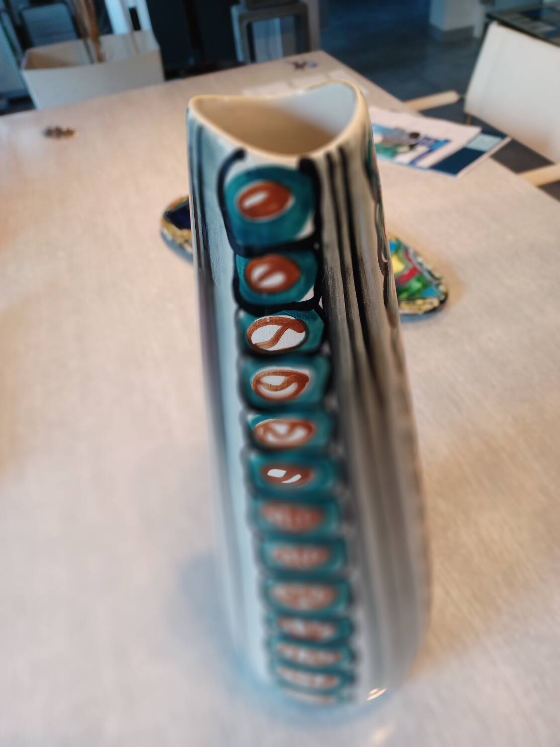 Large Polish Boleslawiec vase