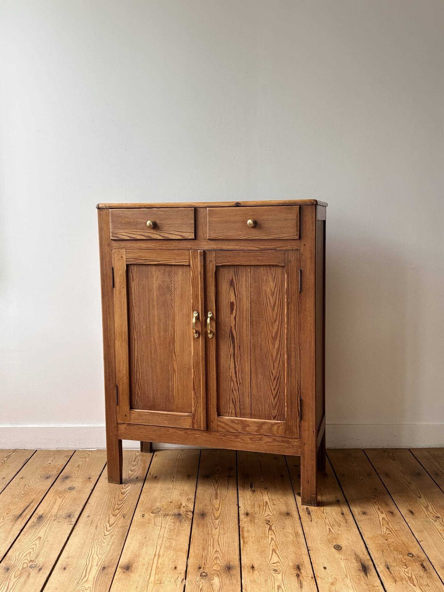 Massive pitch pine buffet
