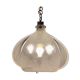 1960s Kaiser Murano Glass and Chrome Ceiling Light