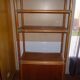 Vintage rattan bamboo shelf