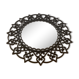 Mirror year 70 black plastic