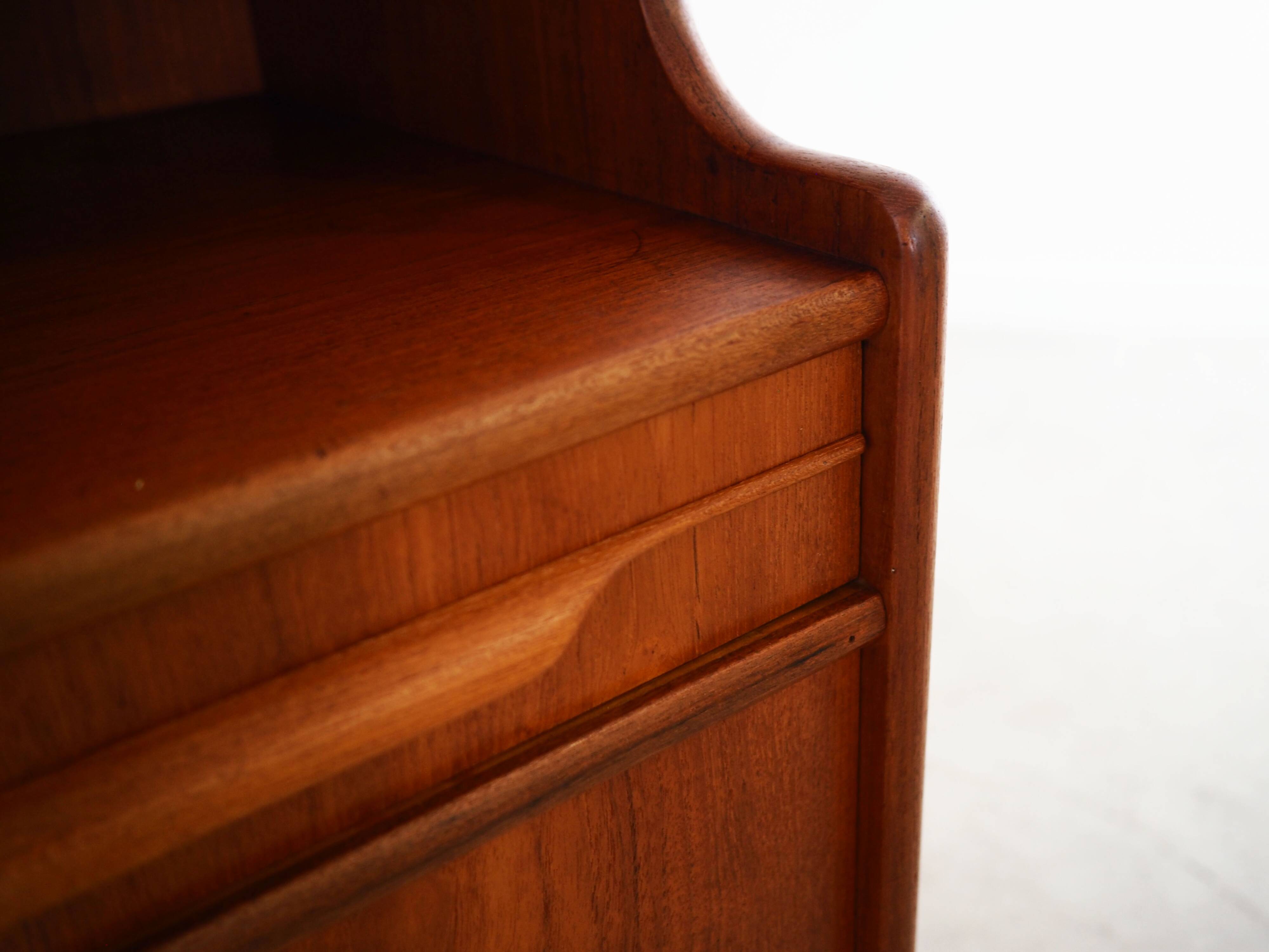 Teak high sideboard, Danish design, 1960s, production: Denmark