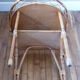 Rattan and bamboo 70's bedside