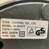 Liner lamp - titan lighting - 1980s - very good condition