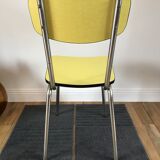 Canary yellow formica chair 70s