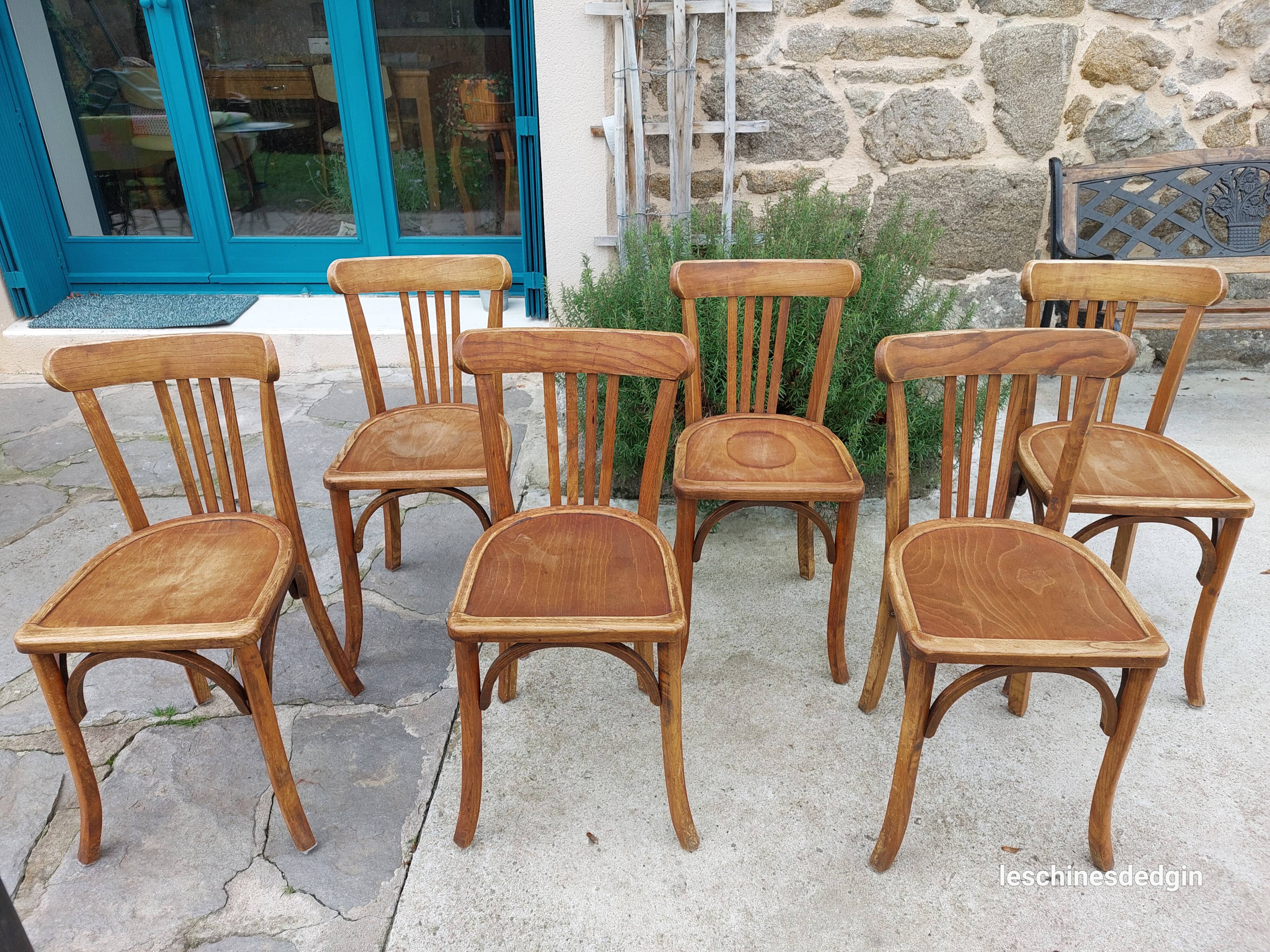 6 Luterma bistro chairs