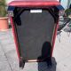 Banquette cuir rouge