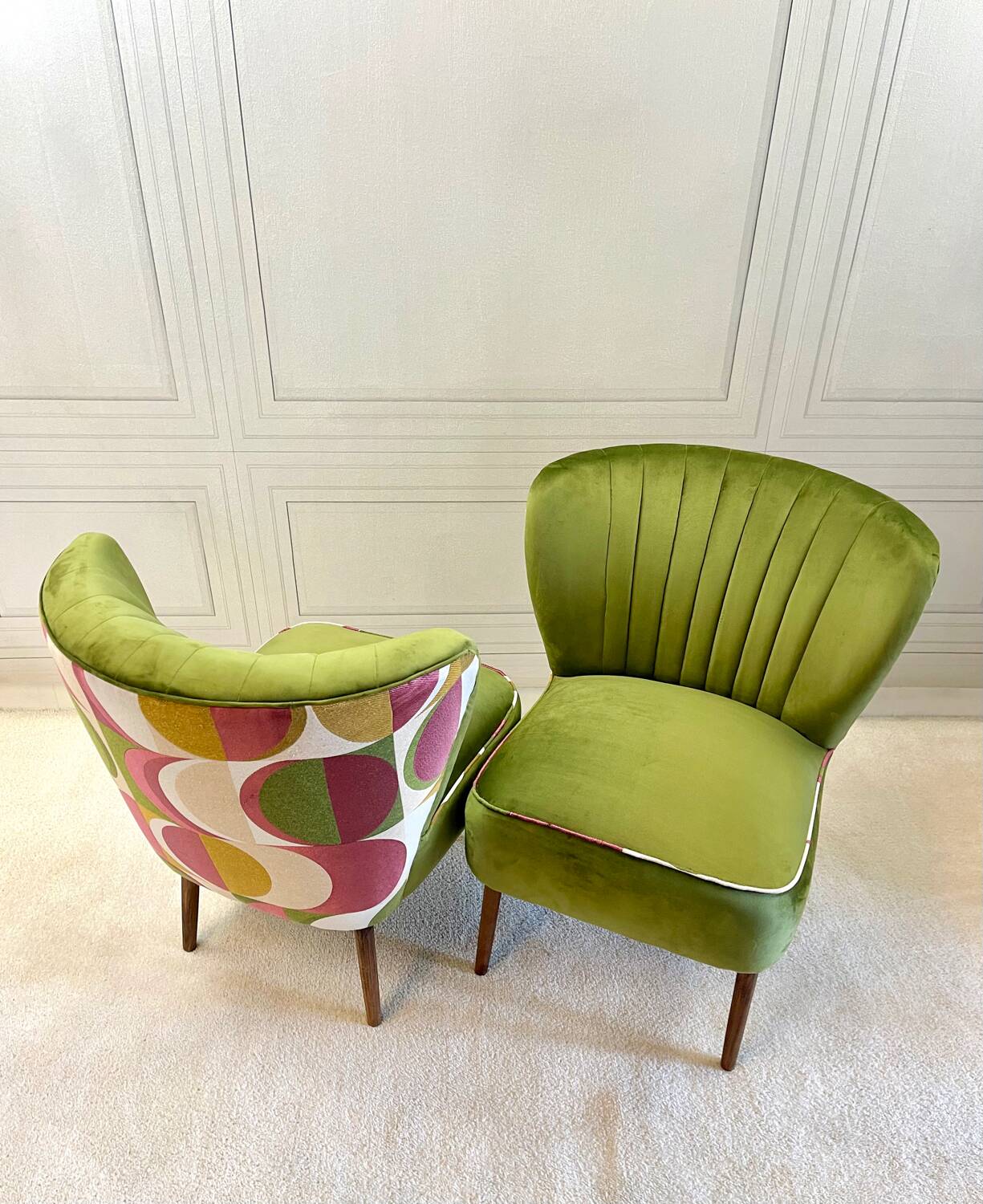 Vintage cocktail armchair