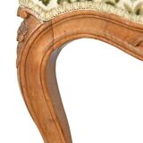 Pair of Louis XV style cabriolet armchairs