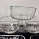 Daum cups 9p. Venetian Ribs