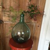 Demijohn viresa green with blue reflections 5L.
