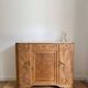 Art Deco oak sideboard with mirror (removable)