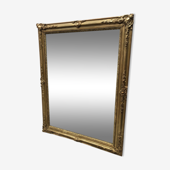 Miroir doré 160x120