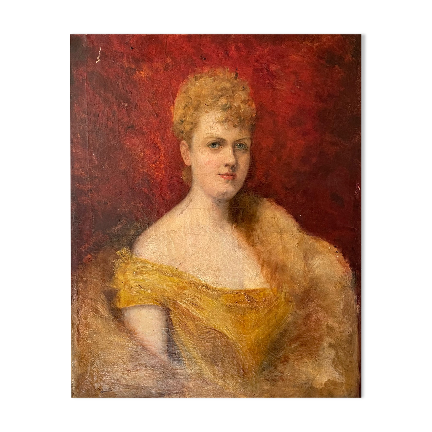 Portrait d’une élégante circa 1900