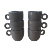 Grey coffee cups
