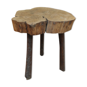 Table basse racine sur - pieds bois