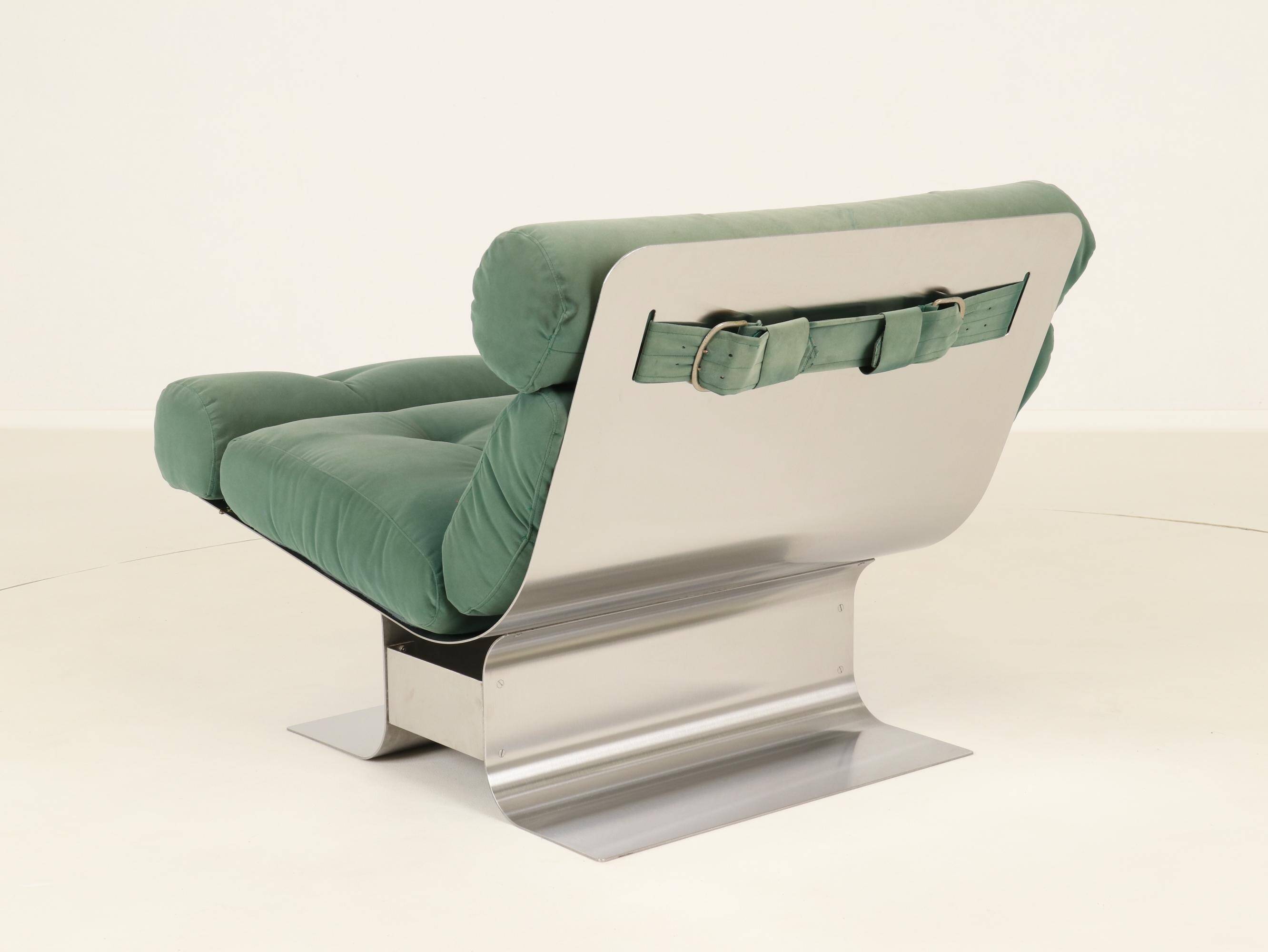 Rare Lounge Chair by François Monnet for Kappa, France, 1970s