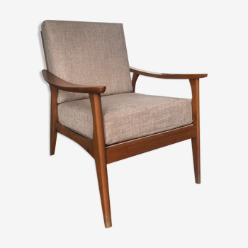 Scandinavian armchair in teck 1950/1960