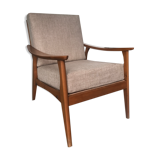 Scandinavian armchair in teck 1950/1960