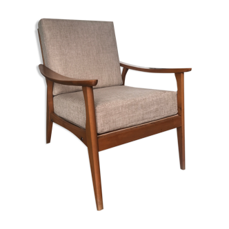 Scandinavian armchair in teck 1950/1960