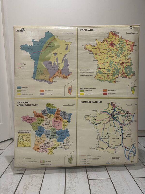 Affiche carte scolaire
