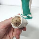 Monk earthenware liqueur bottle Franor Royale 1940s