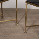 Paire de tables d'appoint en laiton, France, 20ème siècle