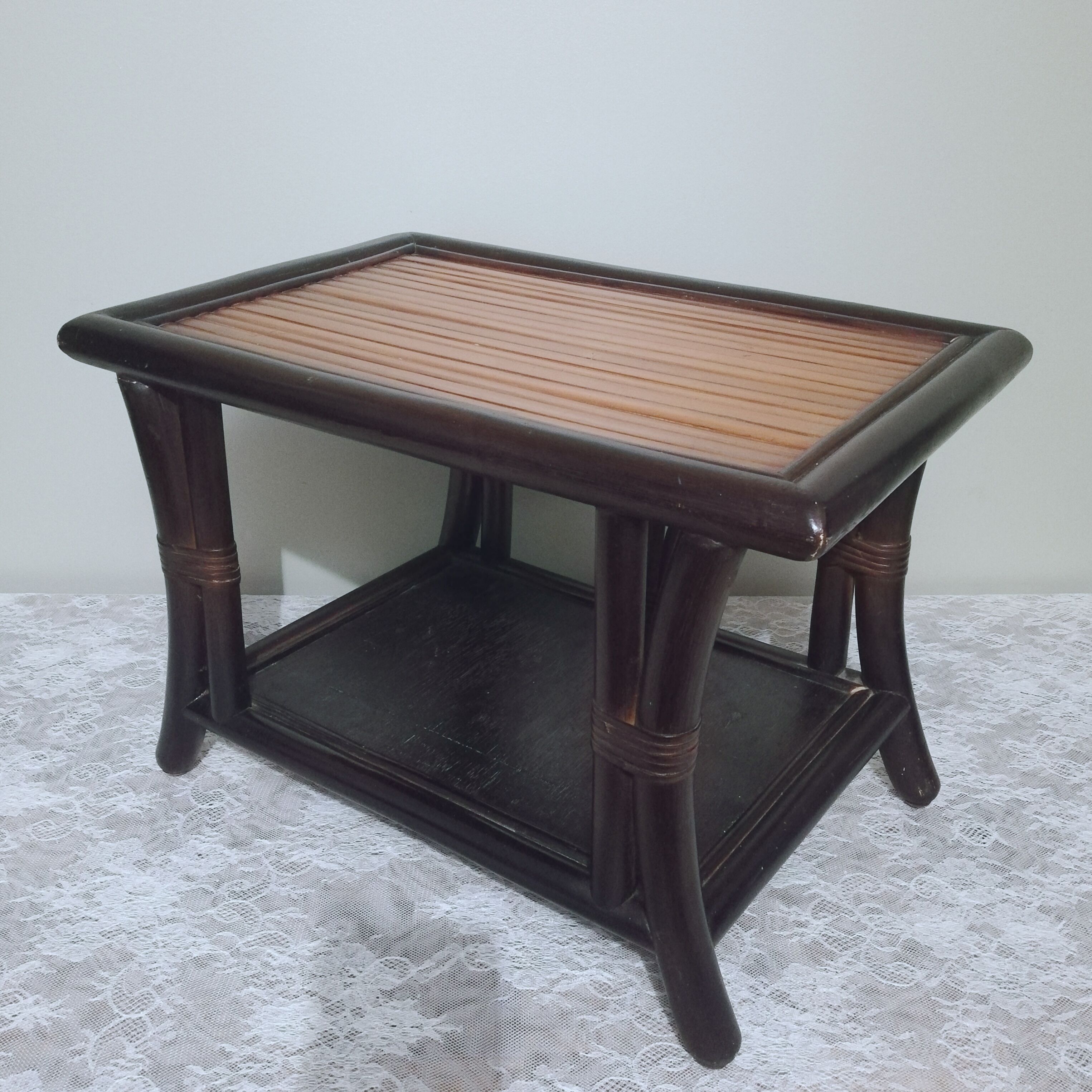 Coffee table in bamboo