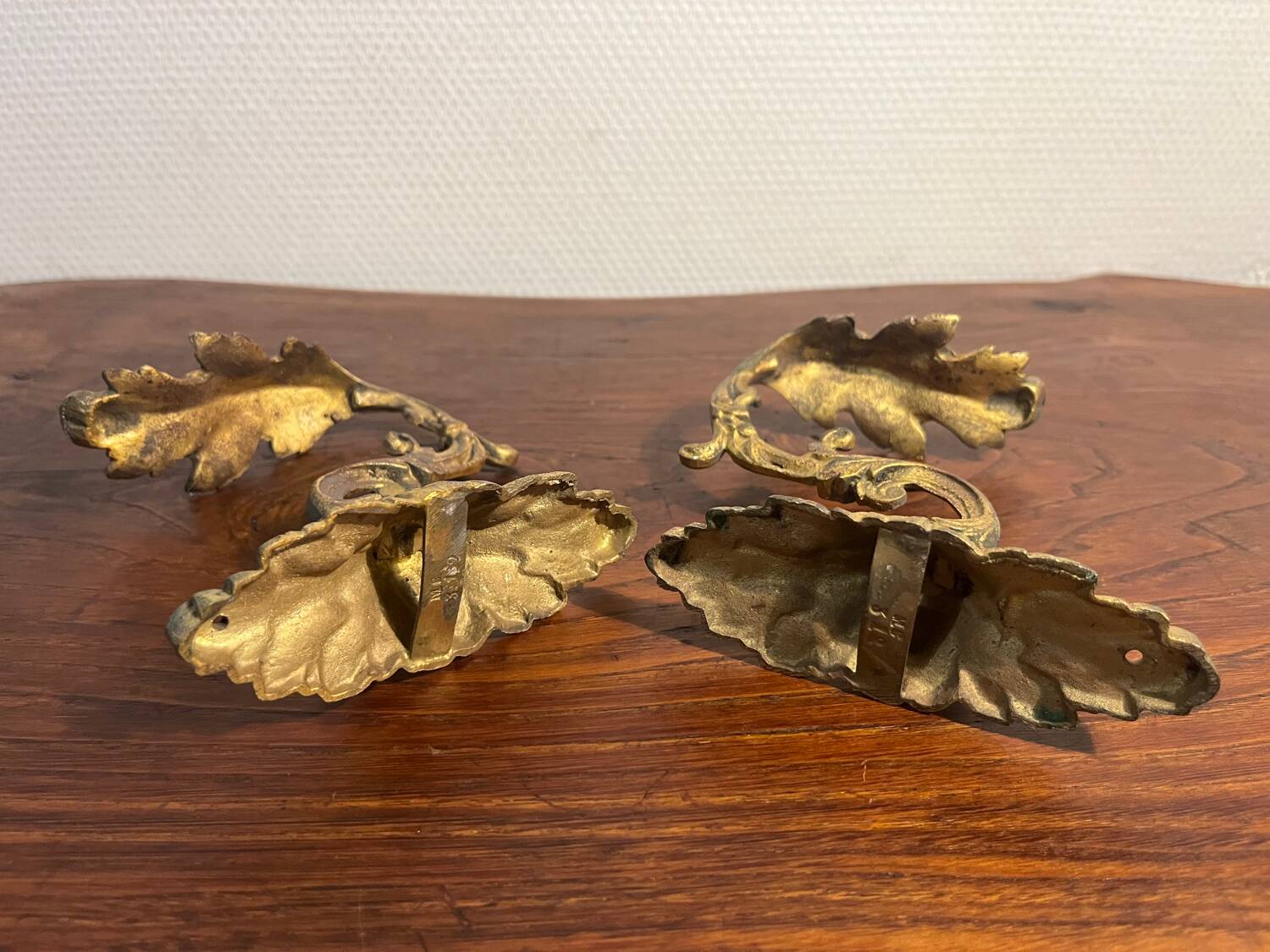 Bronze curtain tieback hook