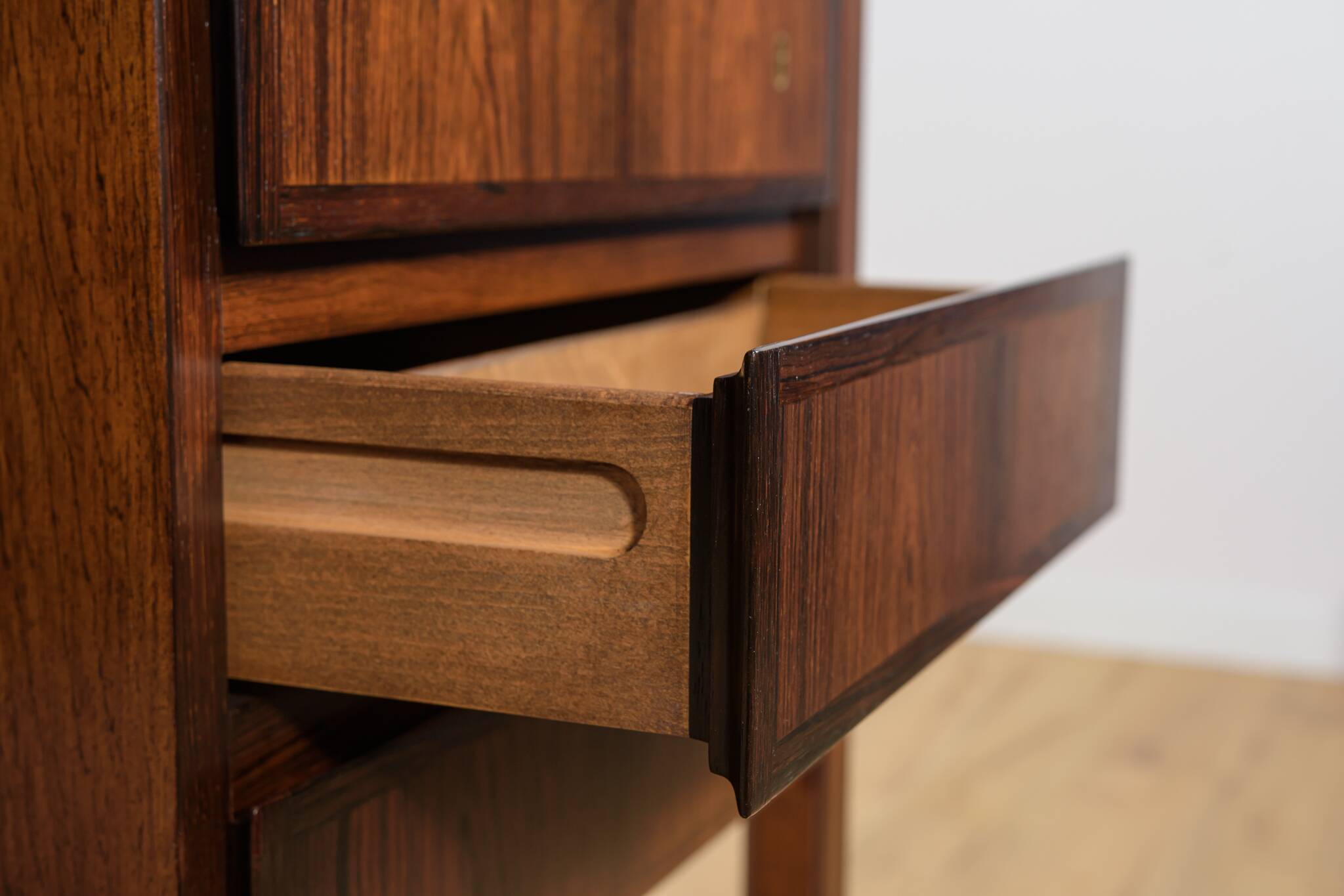 Mid-Century Model 77 Freestanding Desk in Teak from Omann Jun, 1960s