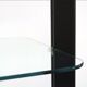 Wood and glass bookcase/display cabinet attributed to Bernini, 1970s.
