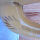 Enamelled cafeite floral decoration