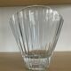 Vintage crystal fan vase