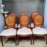 Set of 6 Louis XVI style chairs