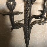 Pair of bronze sconces