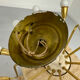 Antique 12-light Sputnik spider pendant lamp from the 60s
