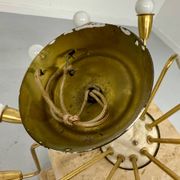 Antique 12-light Sputnik spider pendant lamp from the 60s