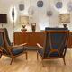Pair of Scandinavian armchairs by Edvard Valentinsen for Fraska, Denmark 1960s.