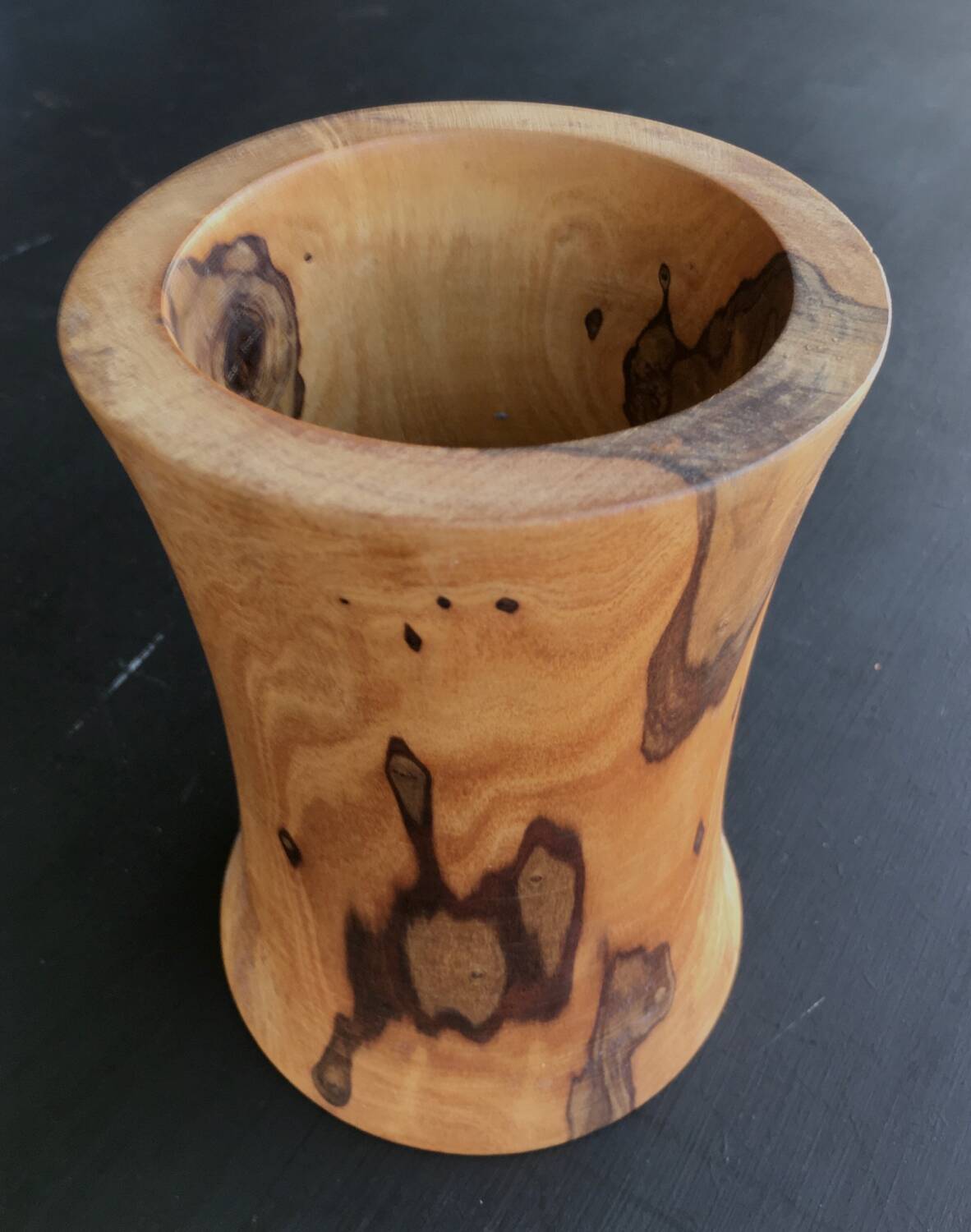 Wooden pot