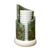 Postmodern stone table lamp, 1980s