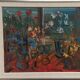 Original Swedish Oil on Canvas 'Still Life with Flowers' by Eric With
