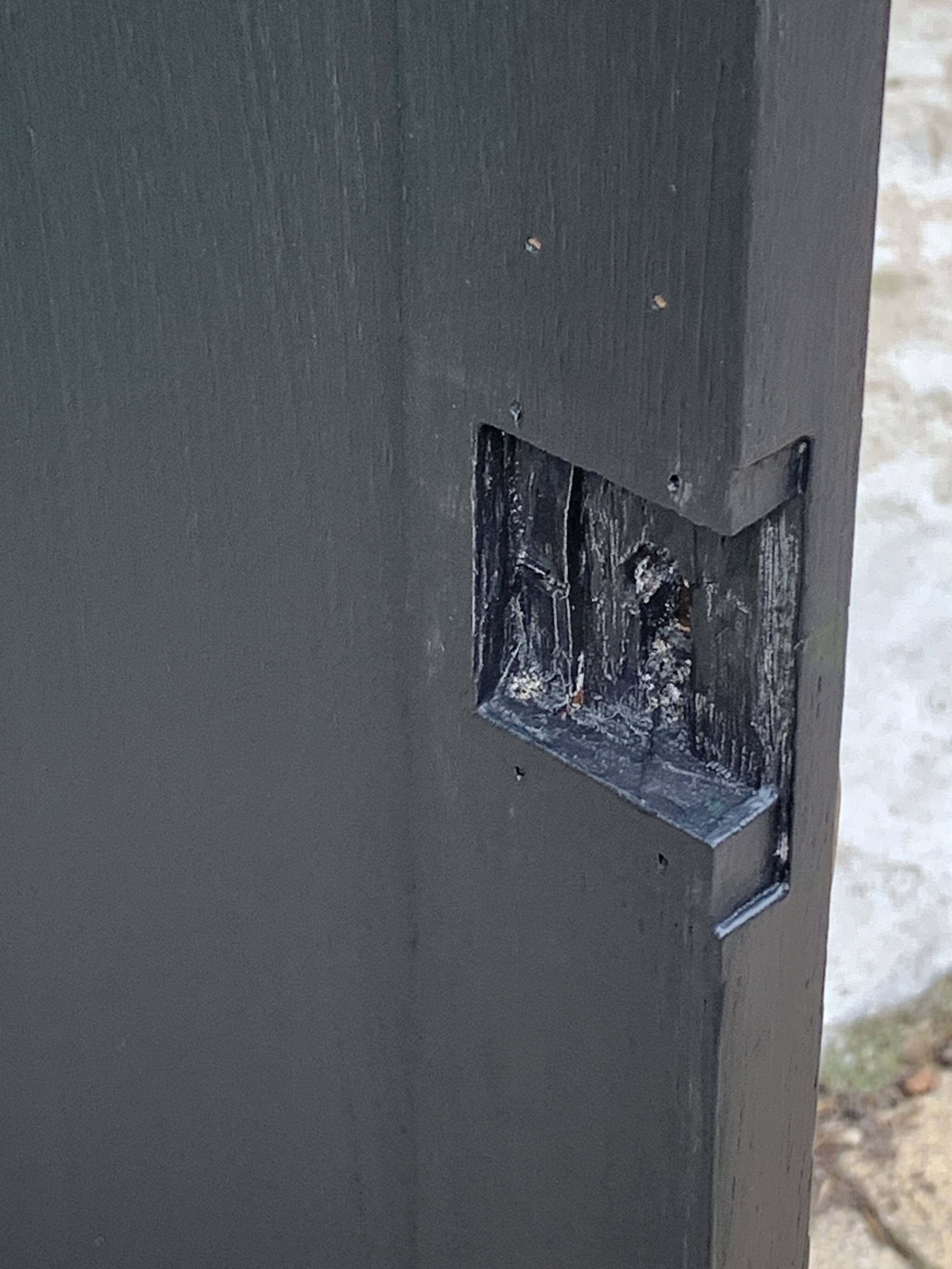 Parisian buffet with black glass front, Art Deco style, 1930