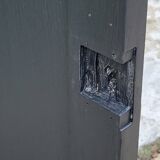 Buffet parisien vitré noir art déco 1930