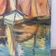 Marine - sailing boats, oil on canvas signed