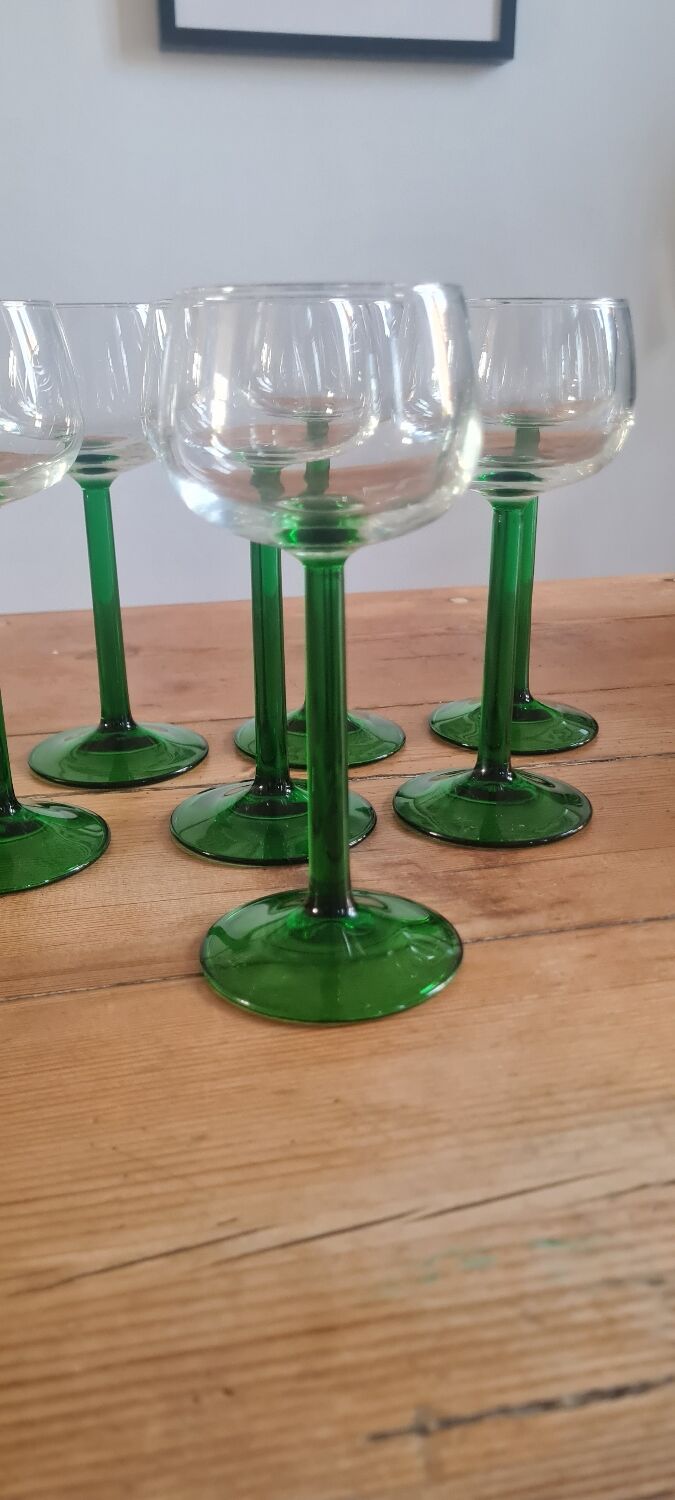 Service of 8 glasses Alsace
