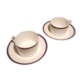 Paire de tasses porcelaine Haviland