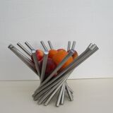 Foldable fruit basket design, stainless steel