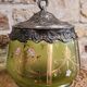Boîte en verre bohémien antique Carl Hosch vers 1906