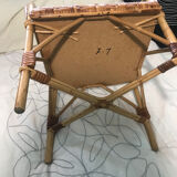 Chaise enfant en rotin